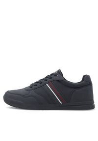 Lanetti Sneakersy MP07-11728-03 Granatowy. Kolor: niebieski. Materiał: skóra #3