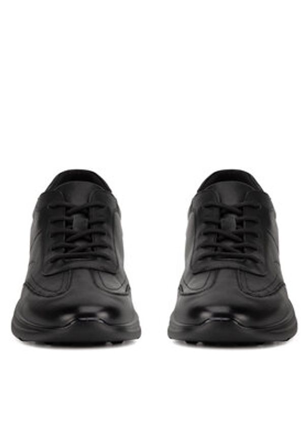 Sergio Bardi Półbuty MF1646-1Z Czarny. Kolor: czarny. Materiał: skóra