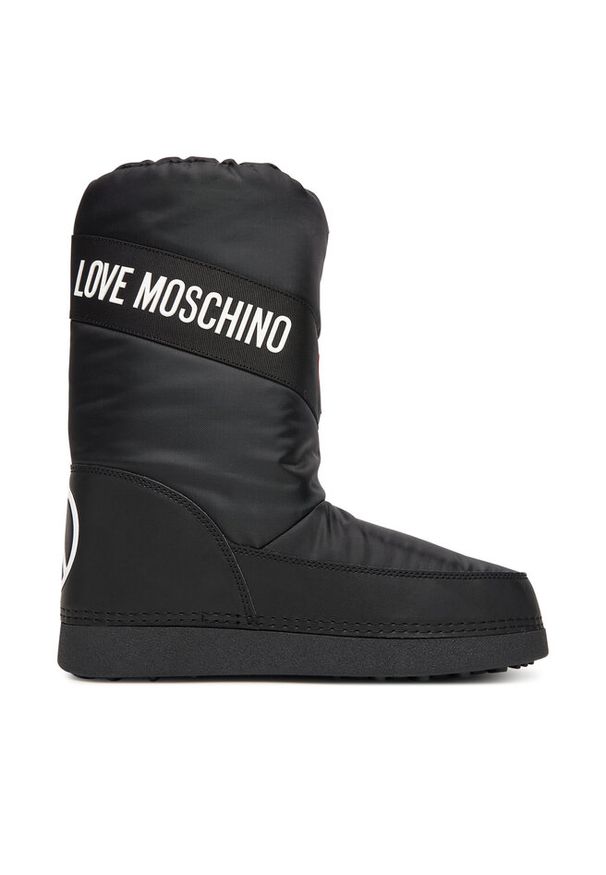 Love Moschino - Śniegowce LOVE MOSCHINO. Kolor: czarny