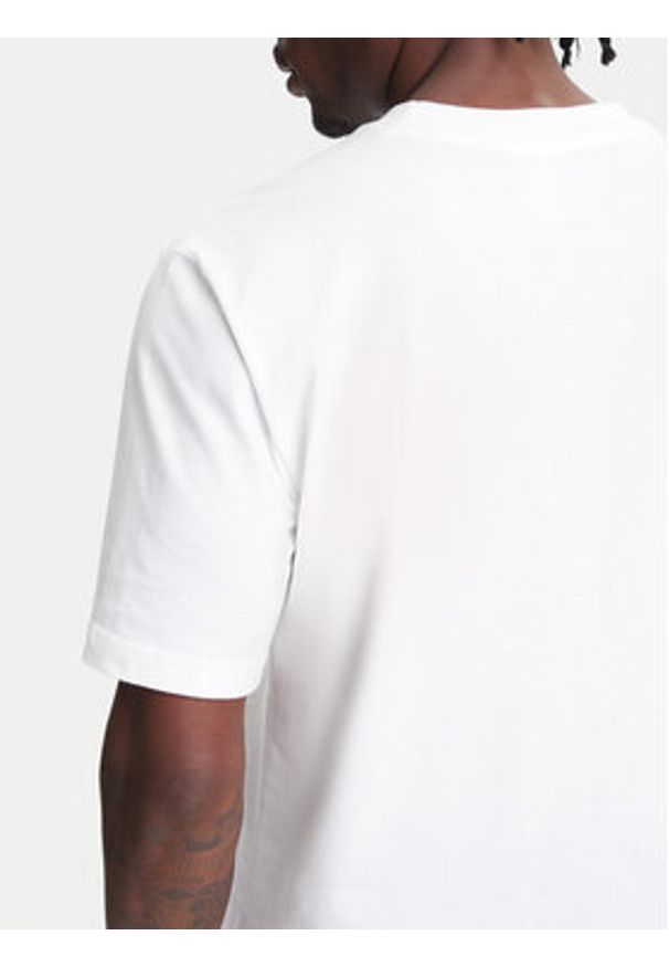 Adidas - adidas T-Shirt Essentials Small Logo JF1092 Biały Regular Fit. Kolor: biały. Materiał: bawełna