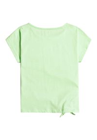Koszulka turystyczna dla dzieci Roxy Pura Playa. Kolor: zielony. Materiał: bawełna. Długość rękawa: krótki rękaw. Długość: krótkie #2