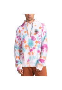 Bluza turystyczna męska Element Covered Tie Dye. Kolor: biały. Materiał: bawełna. Sport: skateboard
