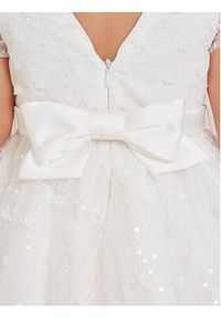 Abel & Lula Sukienka elegancka 5023 Biały Regular Fit. Kolor: biały. Materiał: syntetyk. Styl: elegancki #4