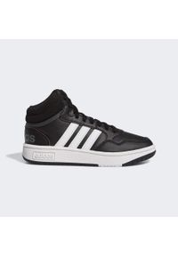 Adidas - Hoops Mid Shoes. Kolor: wielokolorowy, szary, czarny, biały. Sport: tenis