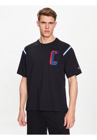 Champion T-Shirt 218515 Czarny Regular Fit. Kolor: czarny. Materiał: bawełna