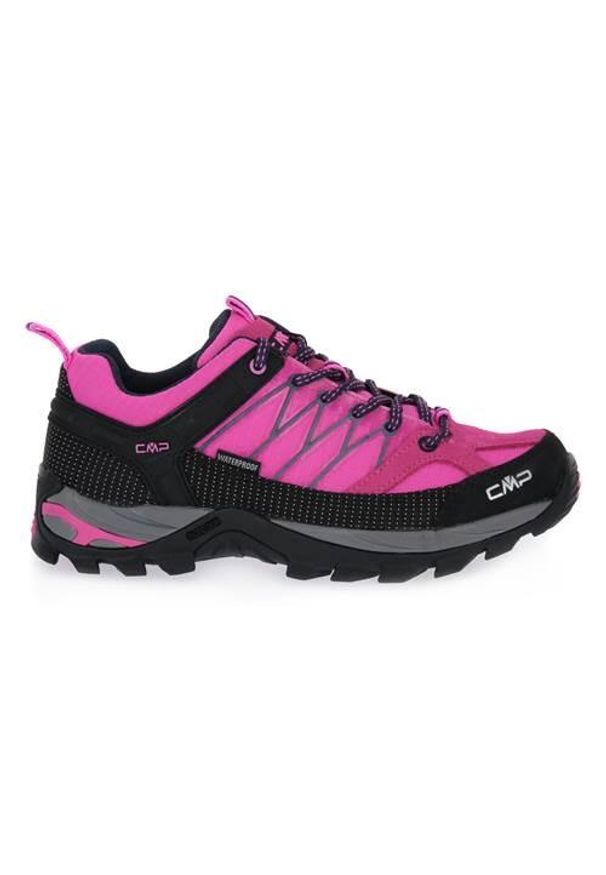 Buty trekkingowe damskie CMP 22HL Rigel Low Wmn Trekking. Zapięcie: sznurówki. Kolor: wielokolorowy, różowy, czarny. Materiał: materiał. Szerokość cholewki: normalna