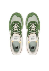 New Balance Sneakersy U574GRE W Zielony. Kolor: zielony. Materiał: skóra, zamsz. Model: New Balance 574 #3