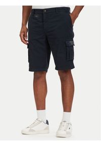 Aeronautica Militare Szorty materiałowe 261BE0066UCT01122 Granatowy Regular Fit. Kolor: niebieski. Materiał: bawełna #1