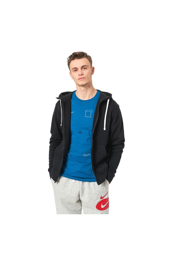 Bluza sportowa męska Nike Park 20 Fleece z kapturem. Typ kołnierza: kaptur. Kolor: czarny. Materiał: bawełna, poliester
