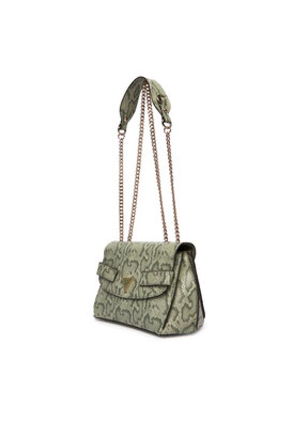 Guess Torebka Serenova HWKG80 91210 Zielony. Kolor: zielony. Materiał: skórzane