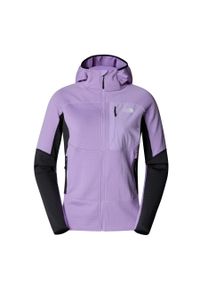 Bluza damska The North Face Stormgap Powergrid z kapturem. Typ kołnierza: kaptur. Kolor: fioletowy