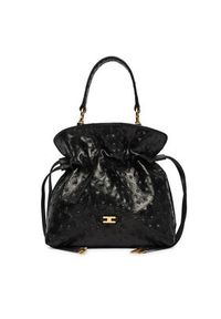 Elisabetta Franchi Torebka BS-51N-62E2-V600cza Czarny. Kolor: czarny. Materiał: skórzane #6