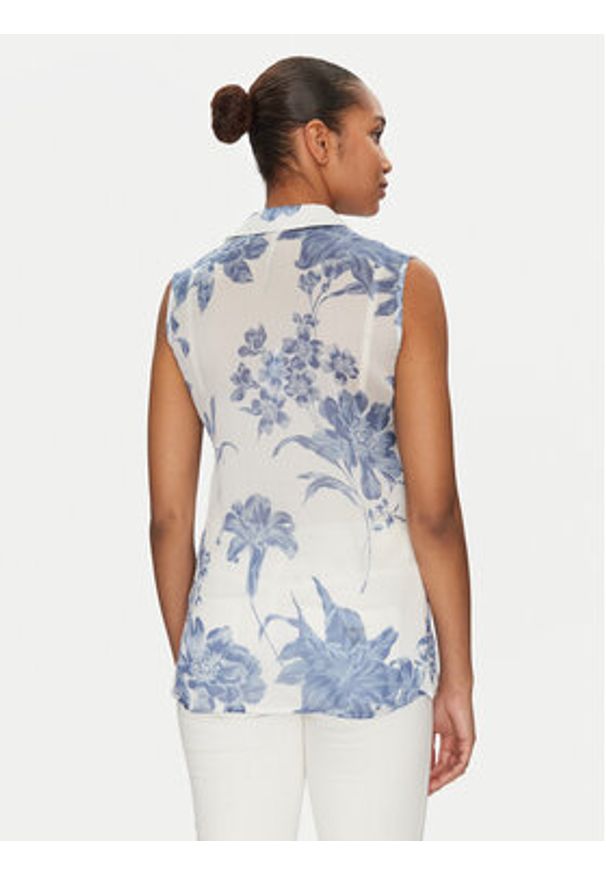 Guess Koszula W5GH95 WDW82 Kolorowy Slim Fit. Materiał: syntetyk. Wzór: kolorowy