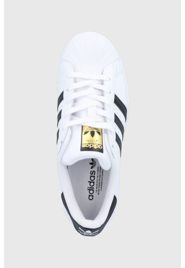 adidas Originals - Buty SUPERSTAR. Nosek buta: okrągły. Zapięcie: sznurówki. Kolor: biały. Materiał: guma. Model: Adidas Superstar
