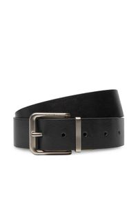 Calvin Klein Jeans Pasek Męski Casual Pin Buckle 35Mm Adj/Rev LV04G7024G Czarny. Kolor: czarny. Materiał: skóra. Styl: casual #1