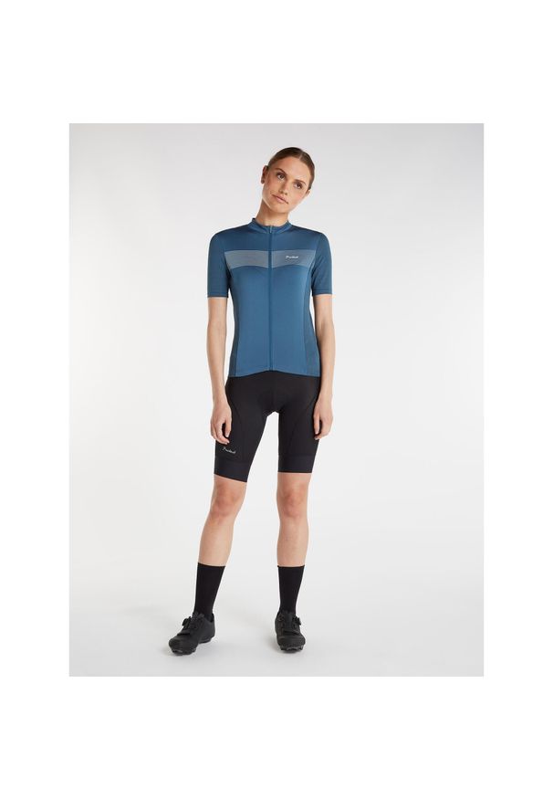 Protest - Koszulka na rower z krótkim rękawem zapinana na zamek damska PROTEST. Kolor: niebieski. Długość rękawa: krótki rękaw. Długość: krótkie. Sport: kolarstwo