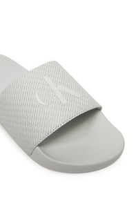 Calvin Klein Jeans Klapki Slide Aop Print YM0YM01269 Szary. Kolor: szary. Wzór: nadruk #6
