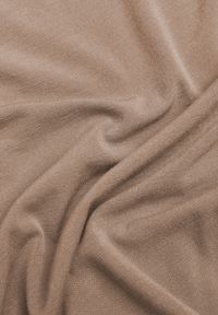 Born2be - Beżowa Wiskozowa Bluzka z Długim Rękawem z Dodatkiem Kaszmiru Uninda. Okazja: na co dzień. Kolor: beżowy. Materiał: wiskoza, kaszmir. Długość rękawa: długi rękaw. Długość: długie. Styl: casual, elegancki #2