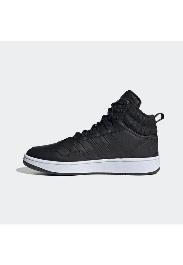 Buty damskie Adidas Hoops 3.0 mid wtr. Materiał: kauczuk, futro. Szerokość cholewki: normalna. Sport: turystyka piesza