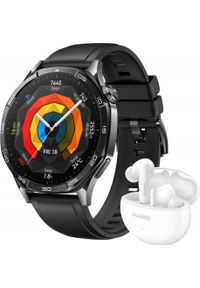 HUAWEI - Smartwatch Huawei Huawei Watch GT 5 46mm Active Czarny. Rodzaj zegarka: smartwatch. Kolor: czarny