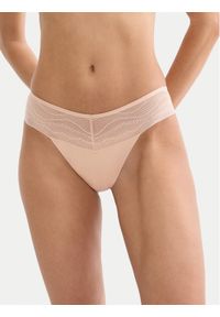 Triumph Stringi Breathe & Lift Smart 10226446 Beżowy. Kolor: beżowy. Materiał: syntetyk #1