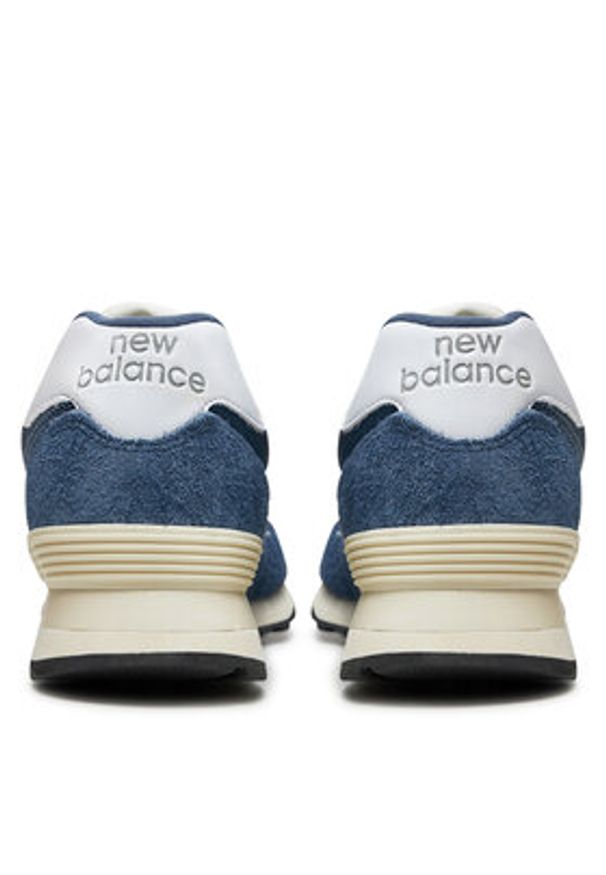 New Balance Sneakersy U574RBJ Niebieski. Kolor: niebieski. Materiał: zamsz, skóra. Model: New Balance 574