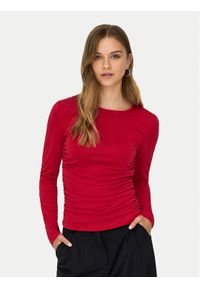 only - ONLY Bluzka Free Life 15365605 Czerwony Regular Fit. Kolor: czerwony. Materiał: syntetyk
