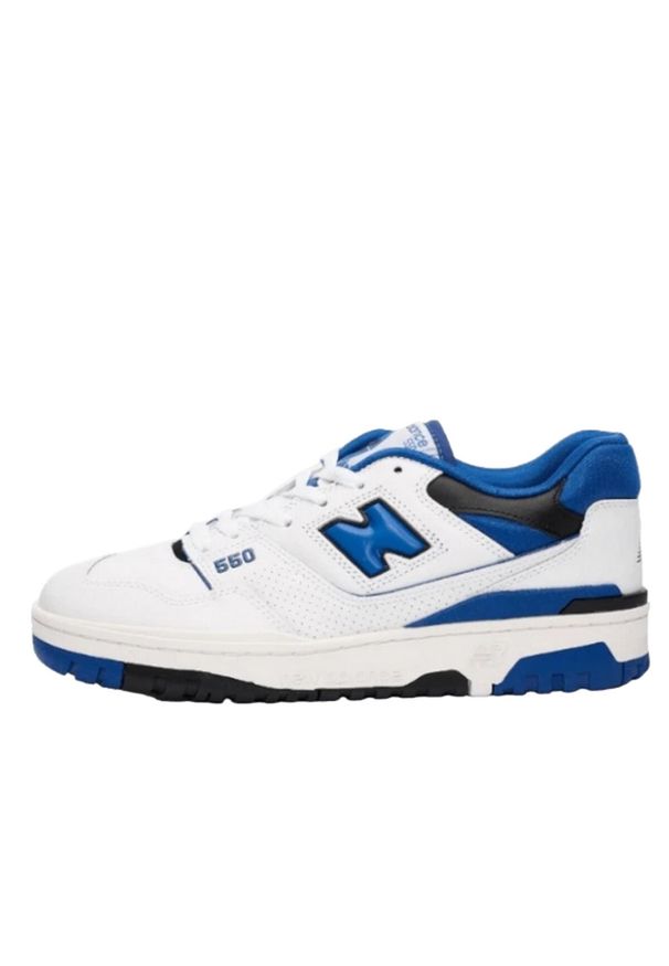 Buty do chodzenia dla dorosłych New Balance 550 White Blue. Kolor: wielokolorowy, niebieski, biały. Sport: turystyka piesza
