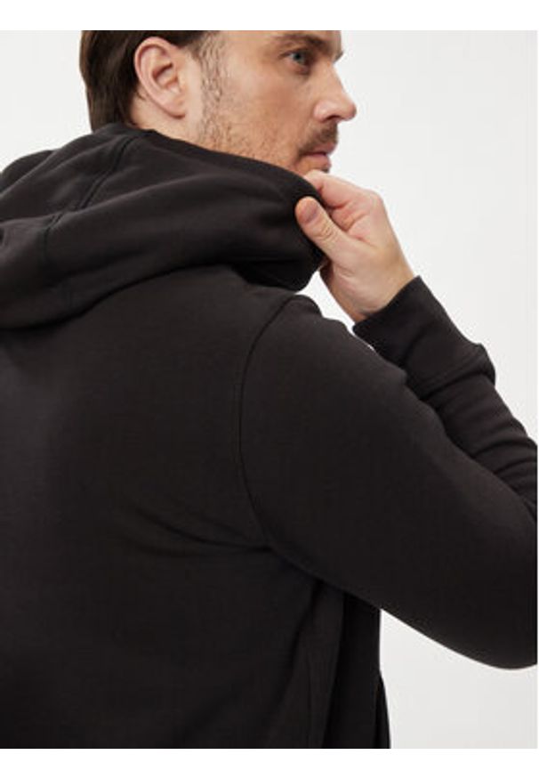 TOMMY HILFIGER - Tommy Hilfiger Bluza Core Logo MW0MW10752 Czarny Regular Fit. Kolor: czarny. Materiał: syntetyk, bawełna