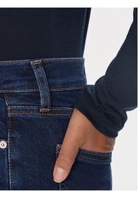 Tommy Jeans Bluzka Tjw Slim Essential Logo 1 Tee Ls DW0DW17840 Granatowy Slim Fit. Kolor: niebieski. Materiał: bawełna, syntetyk #6
