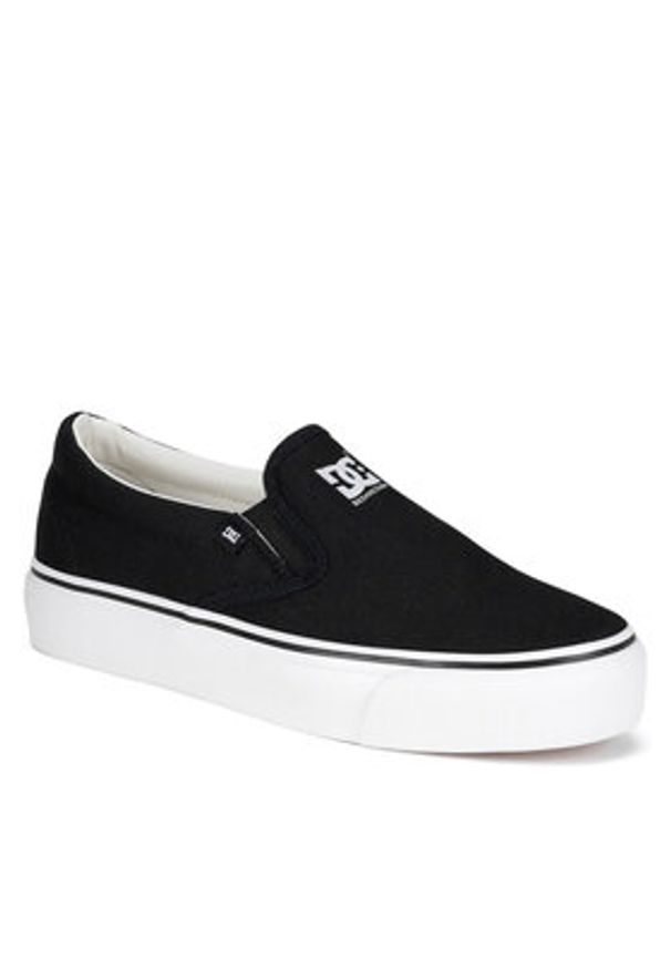 DC Tenisówki WFA3015-1 Czarny. Kolor: czarny. Materiał: materiał