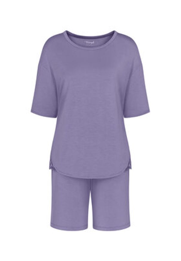 Triumph Piżama Timeless Sensuality 10222627 Fioletowy Relaxed Fit. Kolor: fioletowy. Materiał: lyocell