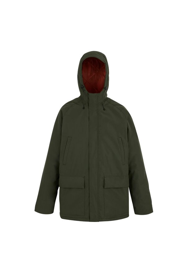 Regatta - Męska Wodoodporna Kurtka Ocieplana Savon. Kolor: zielony. Sport: turystyka piesza