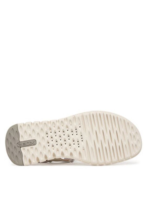 Geox Sandały D Flextride S D65BSD 05415 C1236 Biały. Kolor: biały. Materiał: skóra