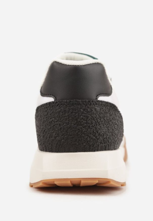 Born2be - Białe Buty Sportowe Sneakersy z Ozdobnymi Naszyciami Aerylia. Kolor: biały. Materiał: jeans. Wzór: aplikacja