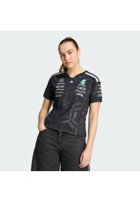 Adidas - Koszulka Mercedes - Amg Petronas Formula 1 Team Driver. Kolor: czarny. Technologia: ClimaCool (Adidas). Sport: fitness #1