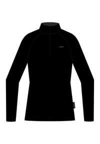 Viking - Bluza trekkingowa damska VIKING Jukon half zip. Kolor: czarny. Materiał: polar. Sport: turystyka piesza #1