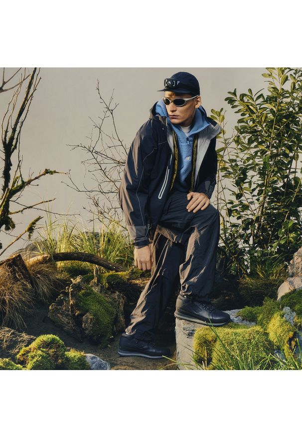 Buty zimowe męskie New Balance H754LLK - czarne. Okazja: na co dzień. Kolor: czarny. Materiał: skóra. Szerokość cholewki: normalna. Sezon: zima