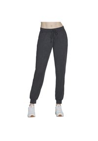 skechers - Spodnie sportowe damskie Go Dri Swift Jogger Pant. Kolor: szary. Materiał: elastan, poliester