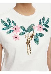 LOLA CASADEMUNT T-Shirt MS2615004 Biały Regular Fit. Kolor: biały. Materiał: bawełna #3