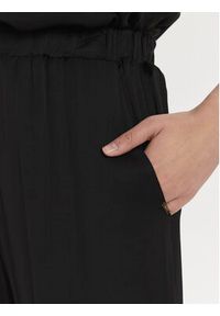 Gaudi Spodnie materiałowe 411FD25022 Czarny Relaxed Fit. Kolor: czarny. Materiał: wiskoza