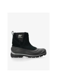 sorel - Buty zimowe męskie Sorel Buxton Pull On Boot WP. Kolor: czarny. Sezon: zima. Sport: turystyka piesza #1