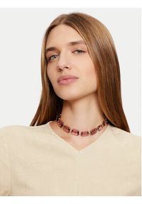 Lauren Ralph Lauren - LAUREN RALPH LAUREN Naszyjnik 14N00524 Różowy. Materiał: metalowe. Kolor: różowy #3