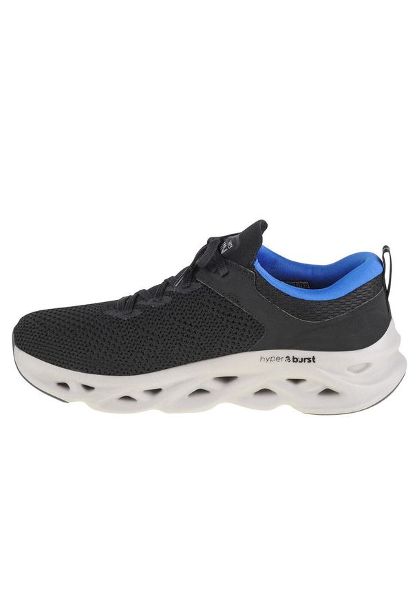 skechers - Buty do biegania męskie, Skechers Go Run Swirl Tech-Dash Charge. Kolor: czarny. Sport: bieganie