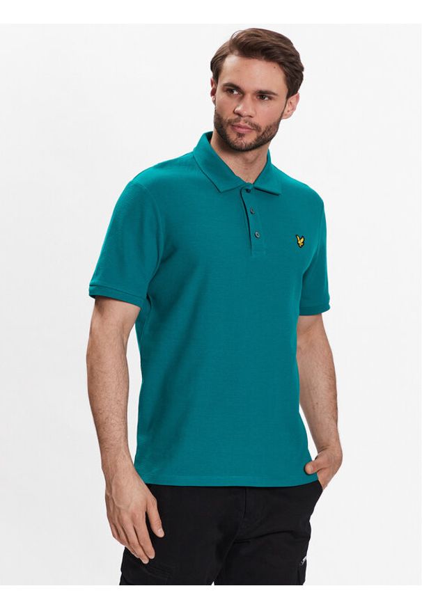 Lyle & Scott Polo Milano Trim Polo Shirt SP1812V Niebieski Regular Fit. Typ kołnierza: polo. Kolor: niebieski. Materiał: bawełna