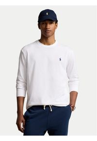 Polo Ralph Lauren Longsleeve 710671467056 Biały Regular Fit. Typ kołnierza: polo. Kolor: biały. Materiał: bawełna. Długość rękawa: długi rękaw #1