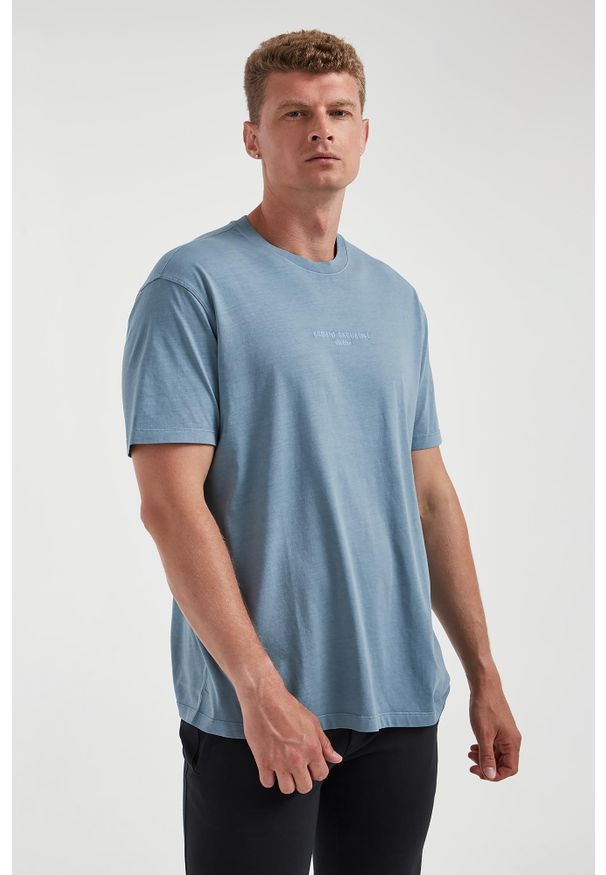 Armani Exchange - T-shirt męski z logo ARMANI EXCHANGE