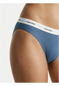 Calvin Klein Underwear Stringi LV00QD5357 Niebieski. Kolor: niebieski. Materiał: bawełna #3