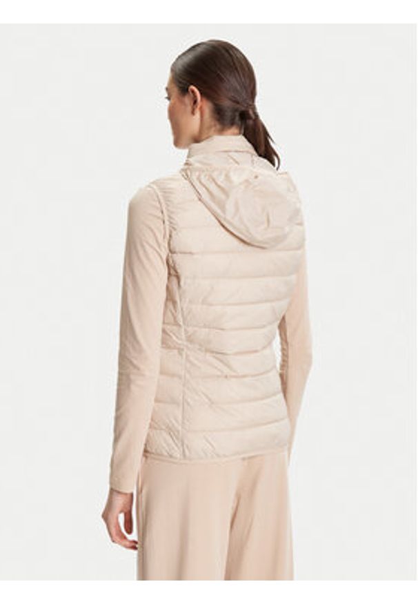 EA7 Emporio Armani Bezrękawnik 7W000472 AF12477 U1046 Beżowy Slim Fit. Kolor: beżowy. Materiał: syntetyk. Długość rękawa: bez rękawów