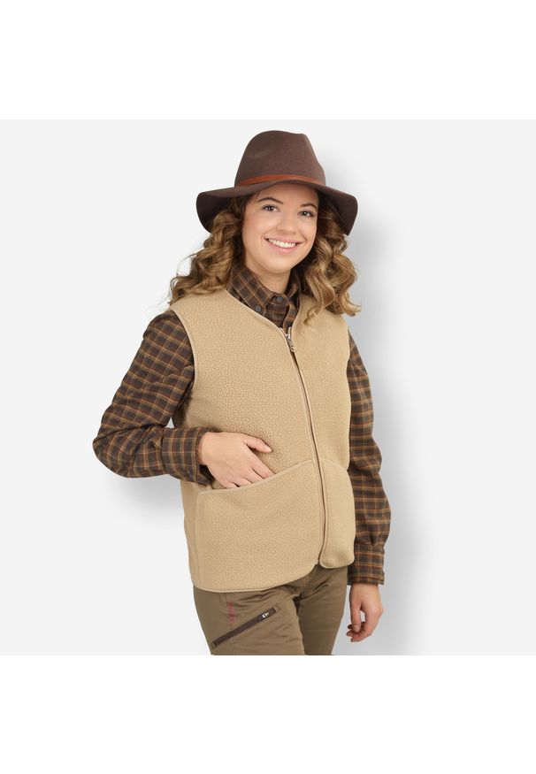 AIGLE - Kamizelka polarowa damska Aigle Baby Sherpa. Materiał: polar